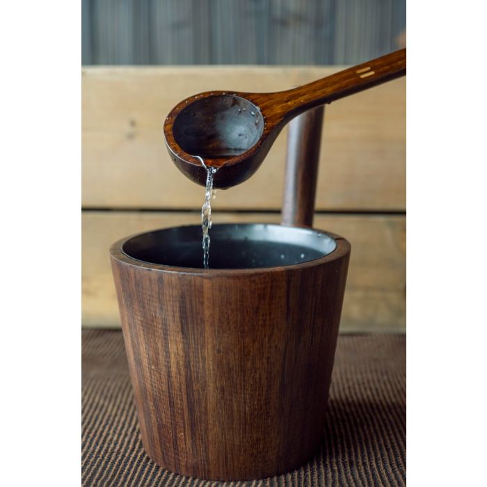 Rento Saunakauha bambu tumma
