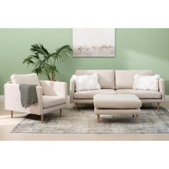 Scandic Collection Copenhagen 3-istuttava, Soro beige-3-istuttava sohva-Scandic collection-Ryhdikäs-Tukeva-Skandinaavinen-Finlandia Living