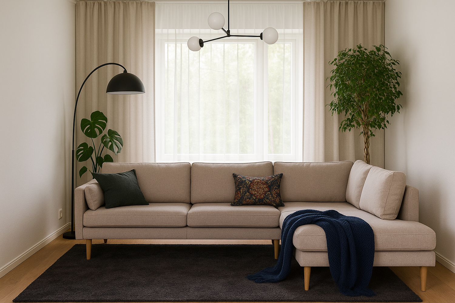 Scandic Collection Copenhagen Nordic avokulmasohva, urban beige